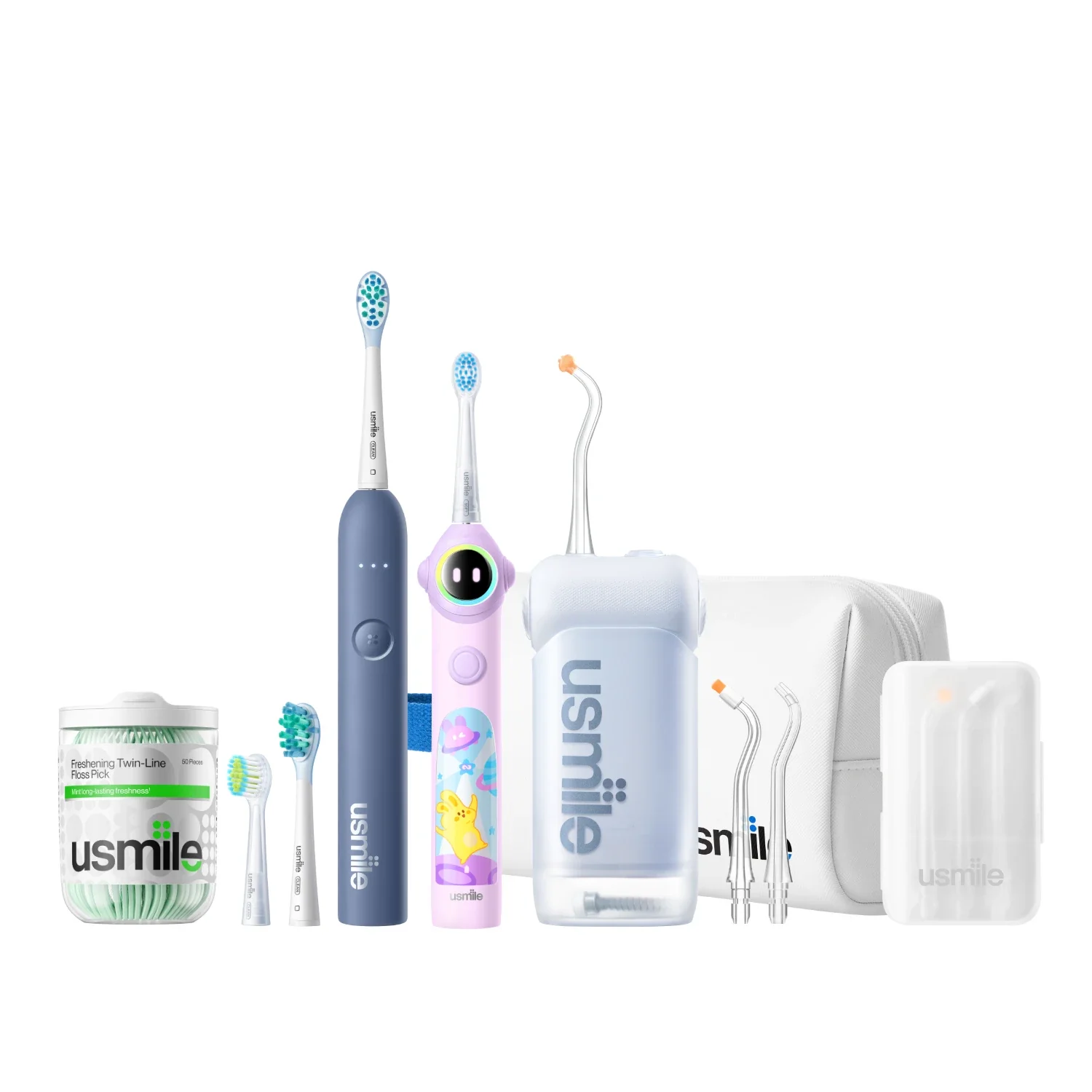 NextGen Smile Care Bundle — C10 Water Flosser x P10S Adults Electric Toothbrush x Q30 Kids Toothbrush - Image 11
