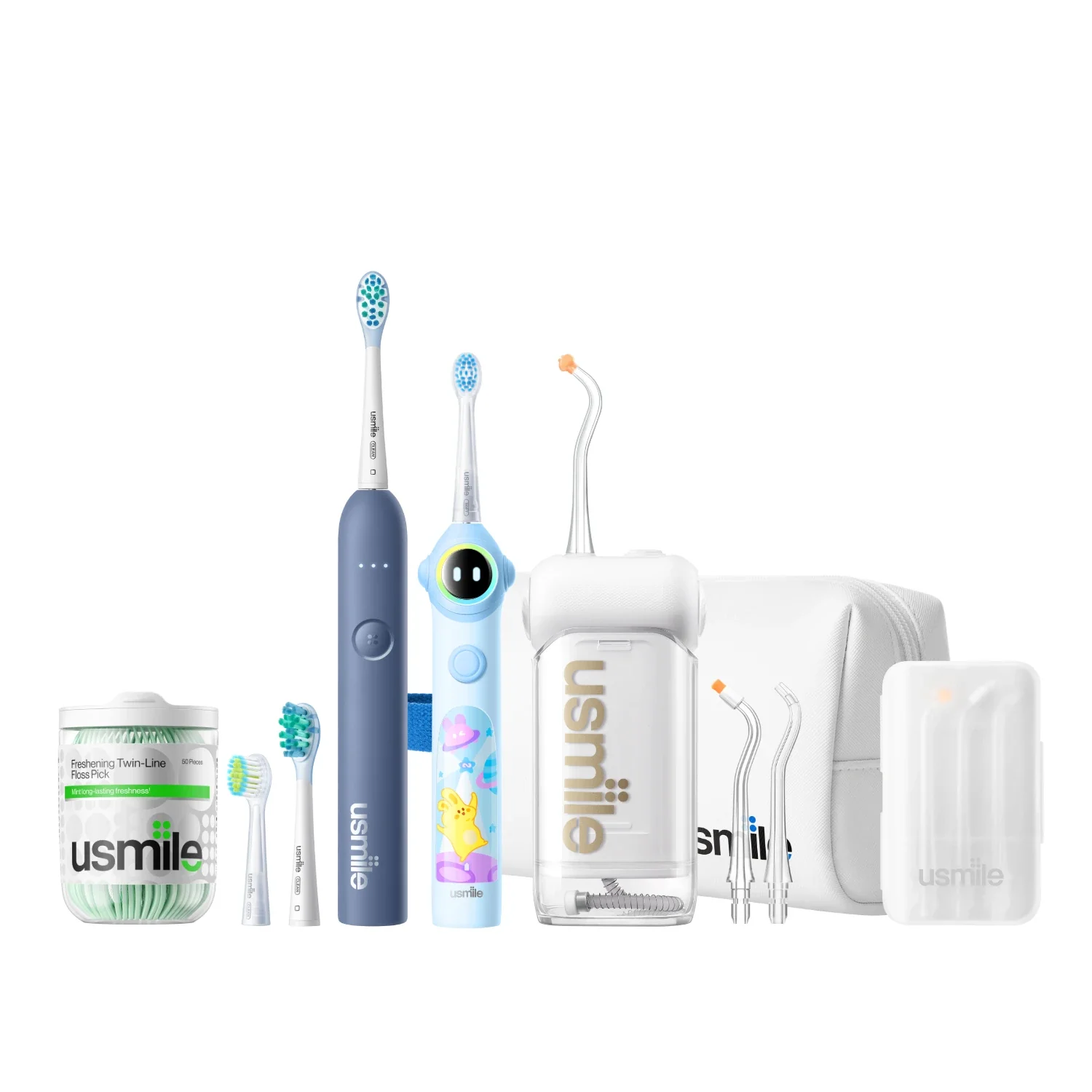 NextGen Smile Care Bundle — C10 Water Flosser x P10S Adults Electric Toothbrush x Q30 Kids Toothbrush - Image 16