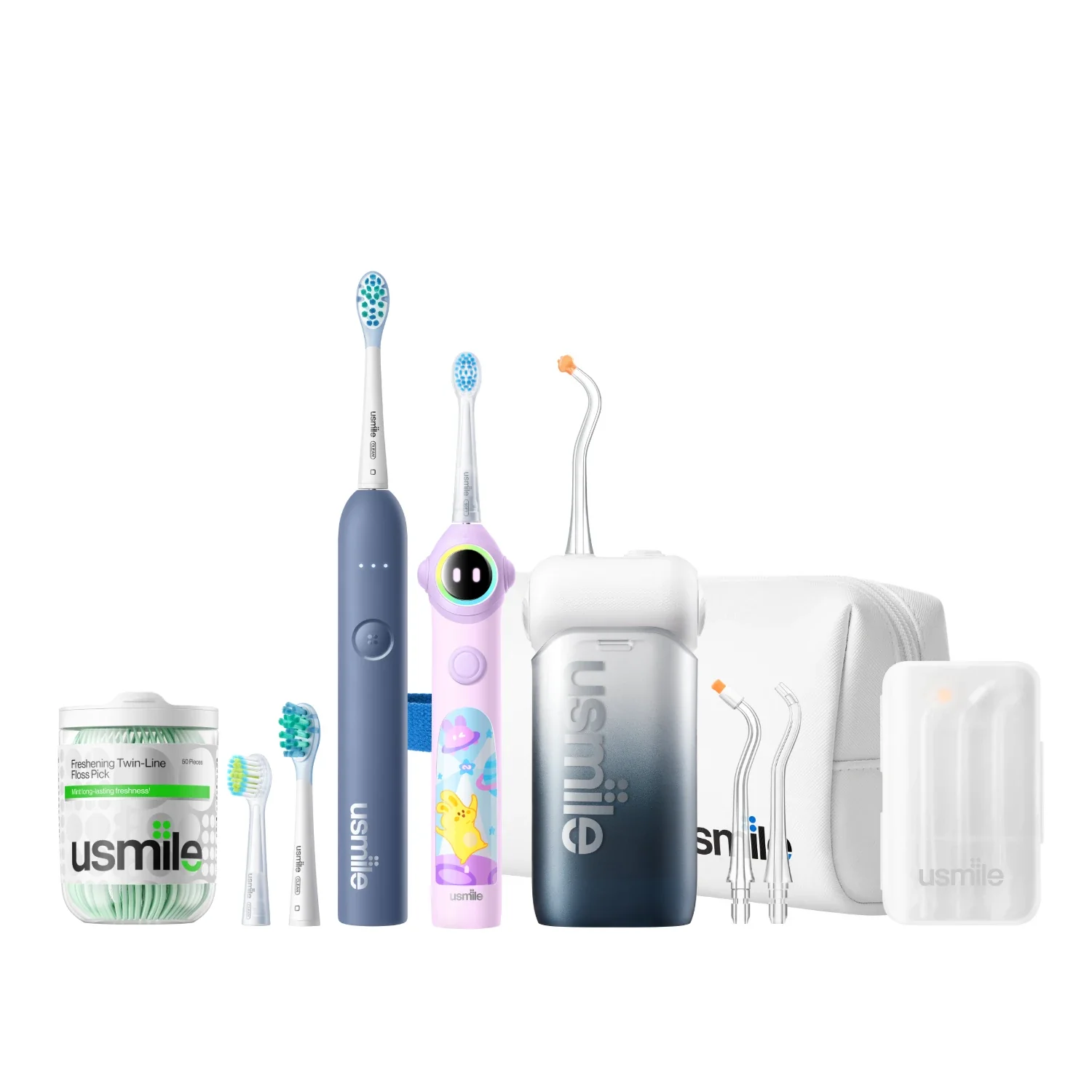 NextGen Smile Care Bundle — C10 Water Flosser x P10S Adults Electric Toothbrush x Q30 Kids Toothbrush - Image 17