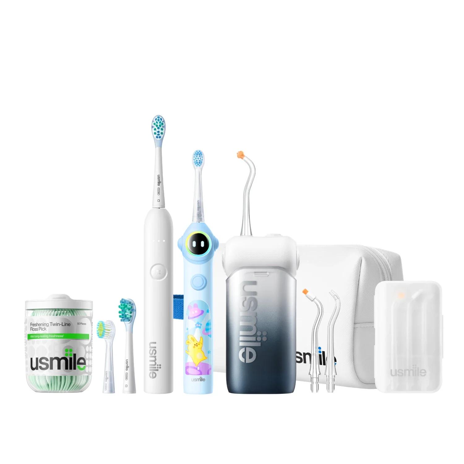 NextGen Smile Care Bundle — C10 Water Flosser x P10S Adults Electric Toothbrush x Q30 Kids Toothbrush - Image 20