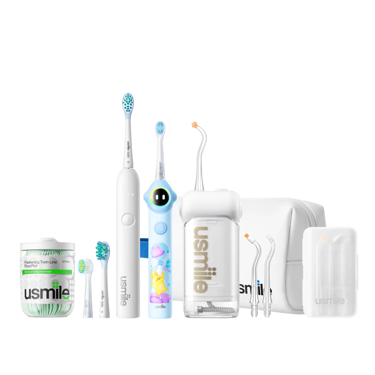 NextGen Smile Care Bundle — C10 Water Flosser x P10S Adults Electric Toothbrush x Q30 Kids Toothbrush - Image 22
