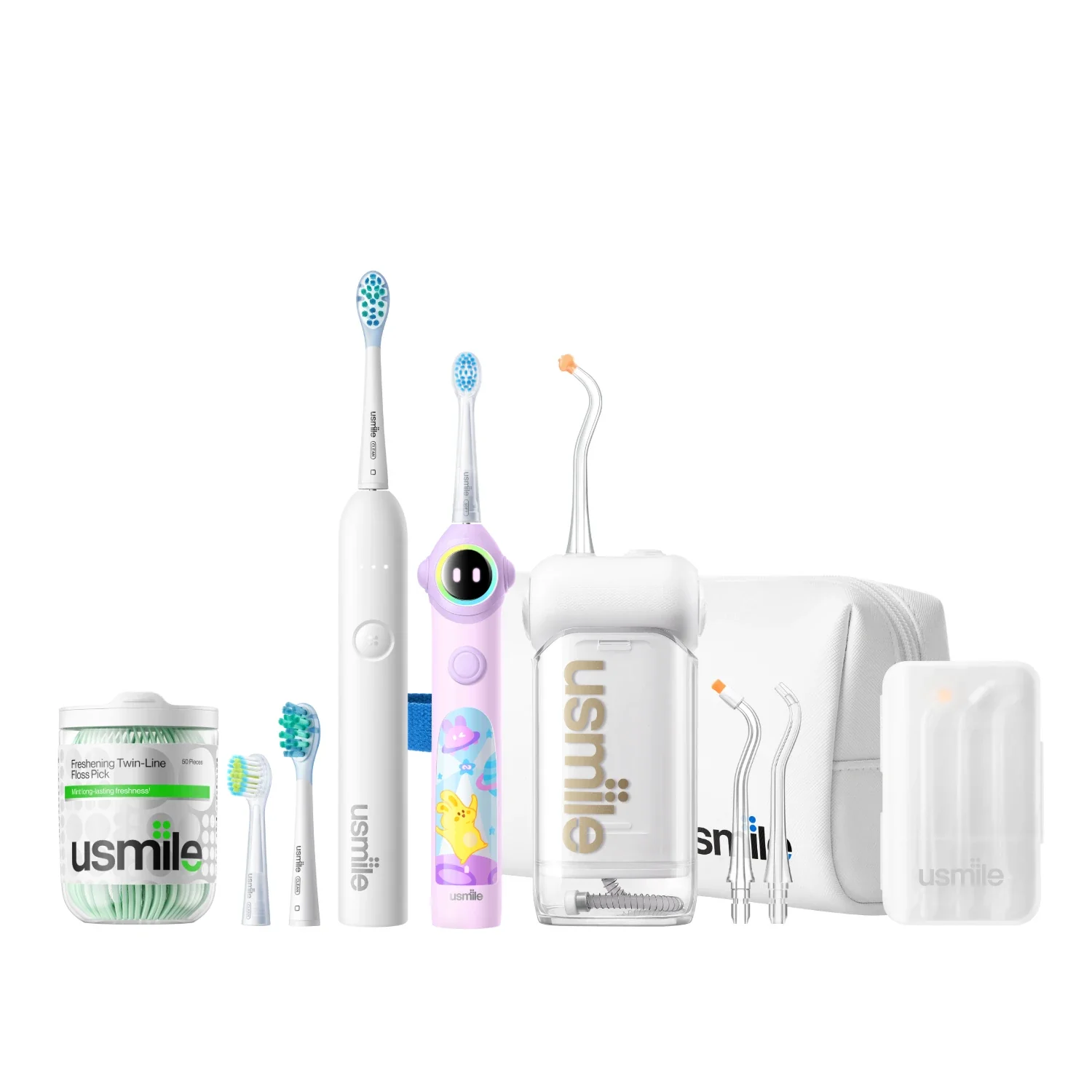 NextGen Smile Care Bundle — C10 Water Flosser x P10S Adults Electric Toothbrush x Q30 Kids Toothbrush - Image 25