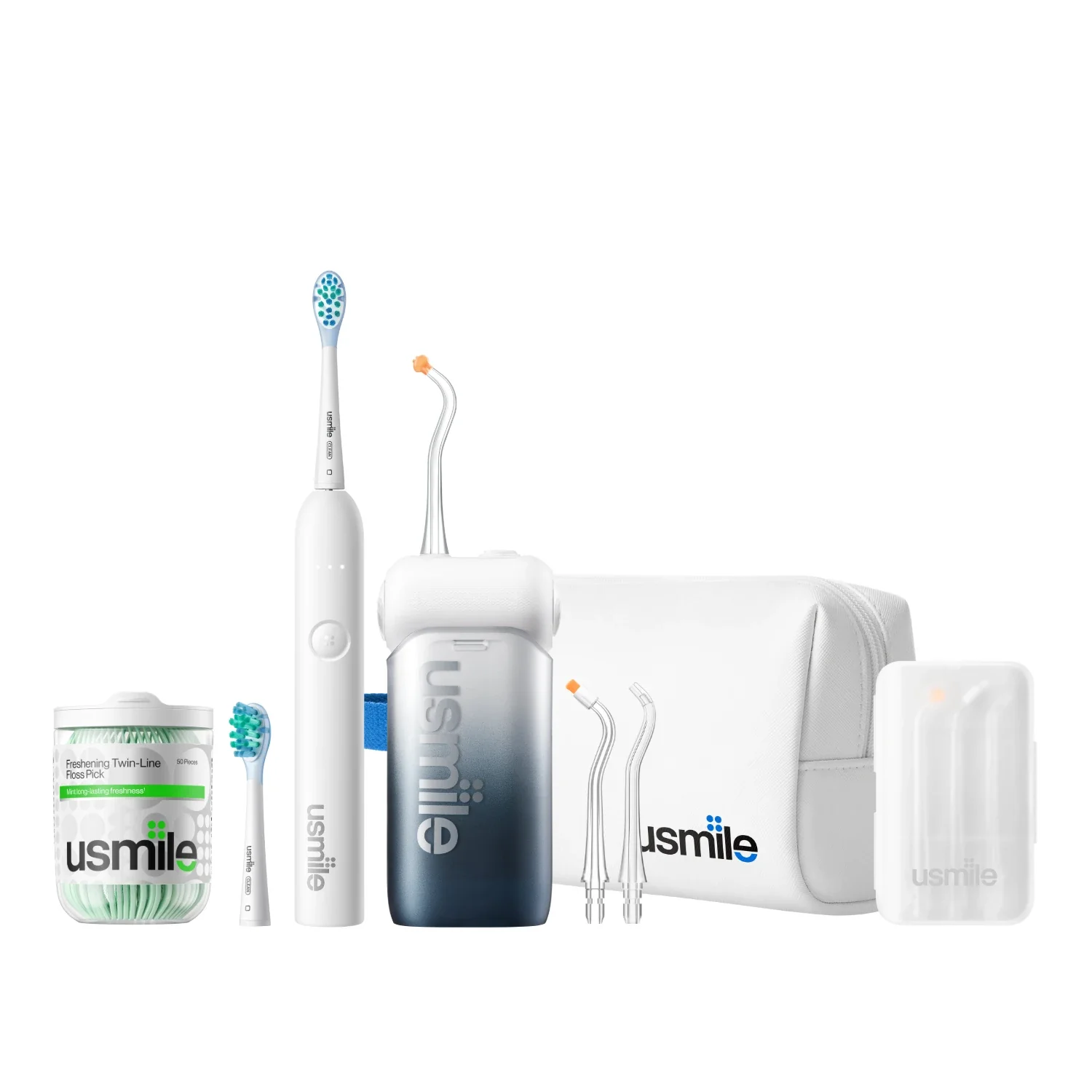usmile C10 Water Flosser x P10 S Electric Toothbrush Travel Pack - Image 11