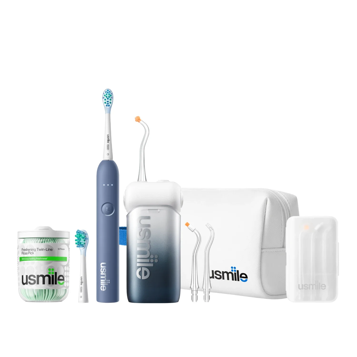 usmile C10 Water Flosser x P10 S Electric Toothbrush Travel Pack - Image 7