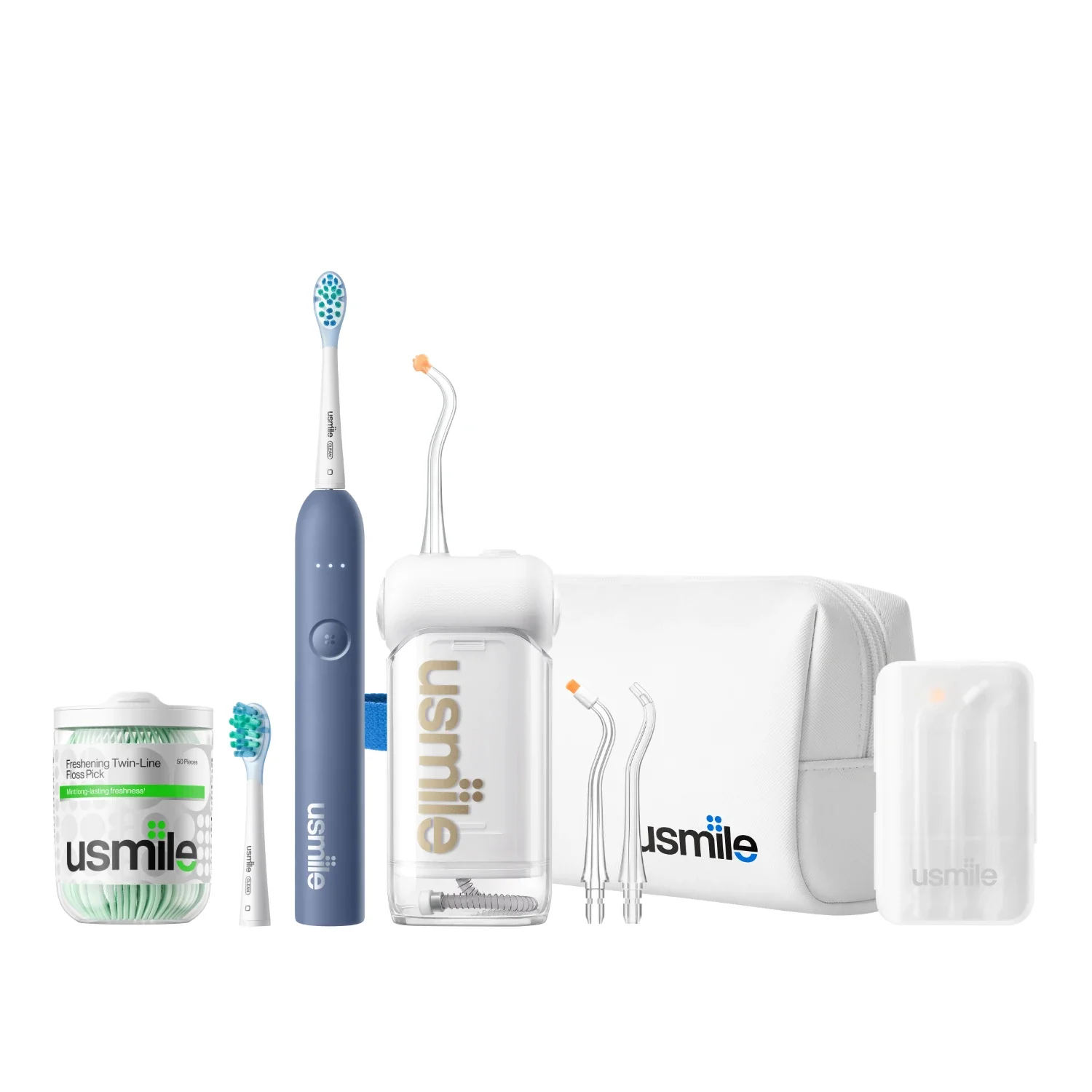 usmile C10 Water Flosser x P10 S Electric Toothbrush Travel Pack - Image 9