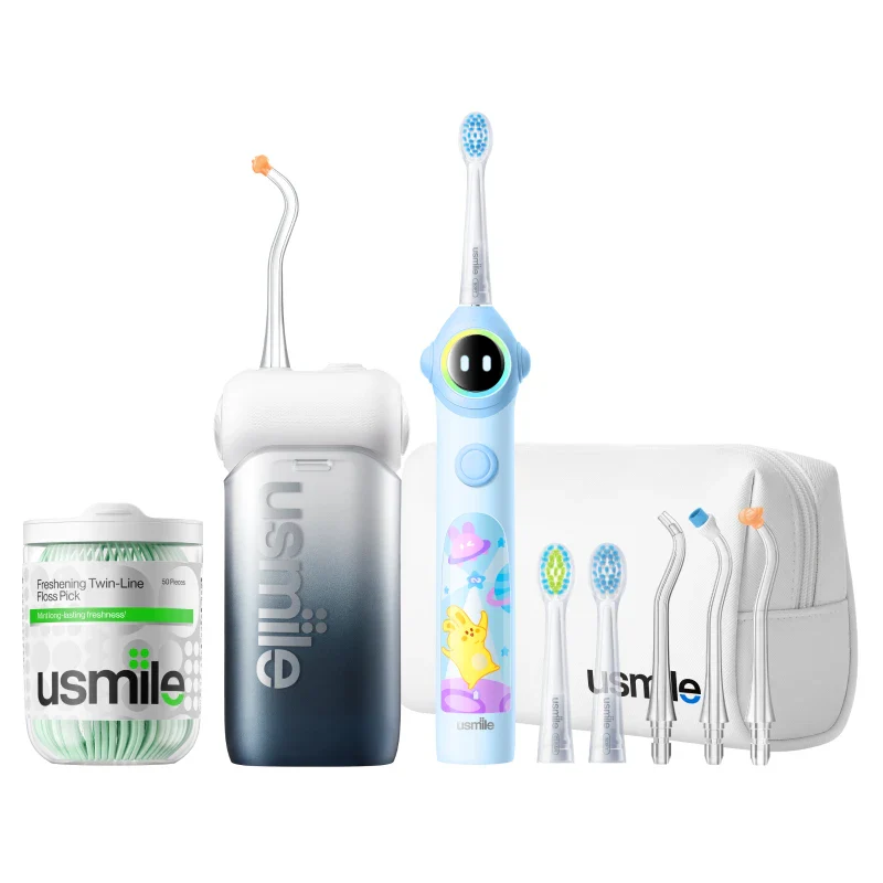 usmile C10 Water Flosser x Q30 Kids Electric Toothbrush - Image 11