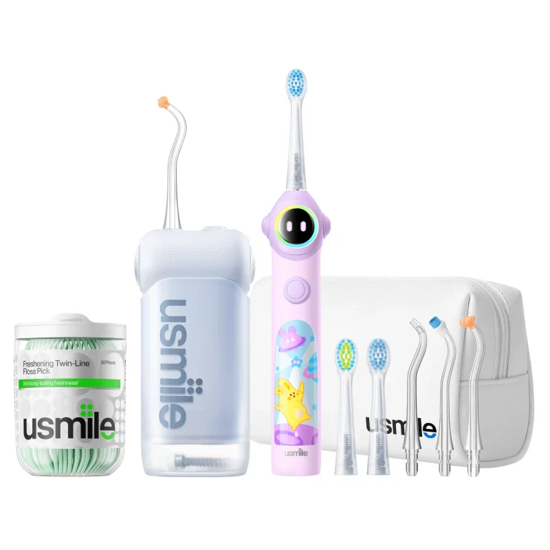 usmile C10 Water Flosser x Q30 Kids Electric Toothbrush - Image 13