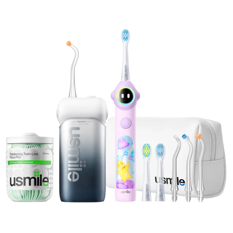 usmile C10 Water Flosser x Q30 Kids Electric Toothbrush - Image 15