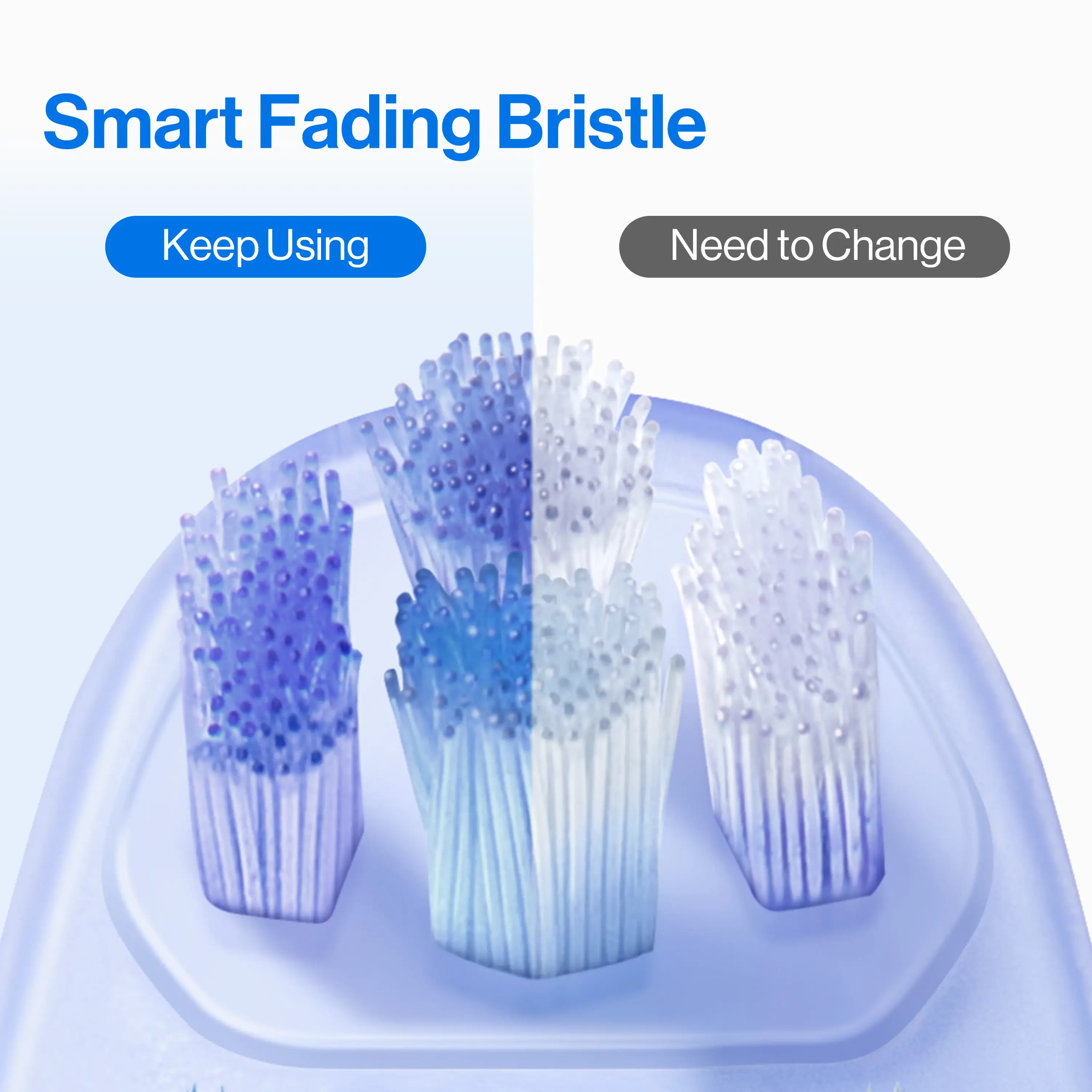 usmile Ergonomic Brush Head 2.0 - Made for Better Cleanliness & Comfort - Image 5