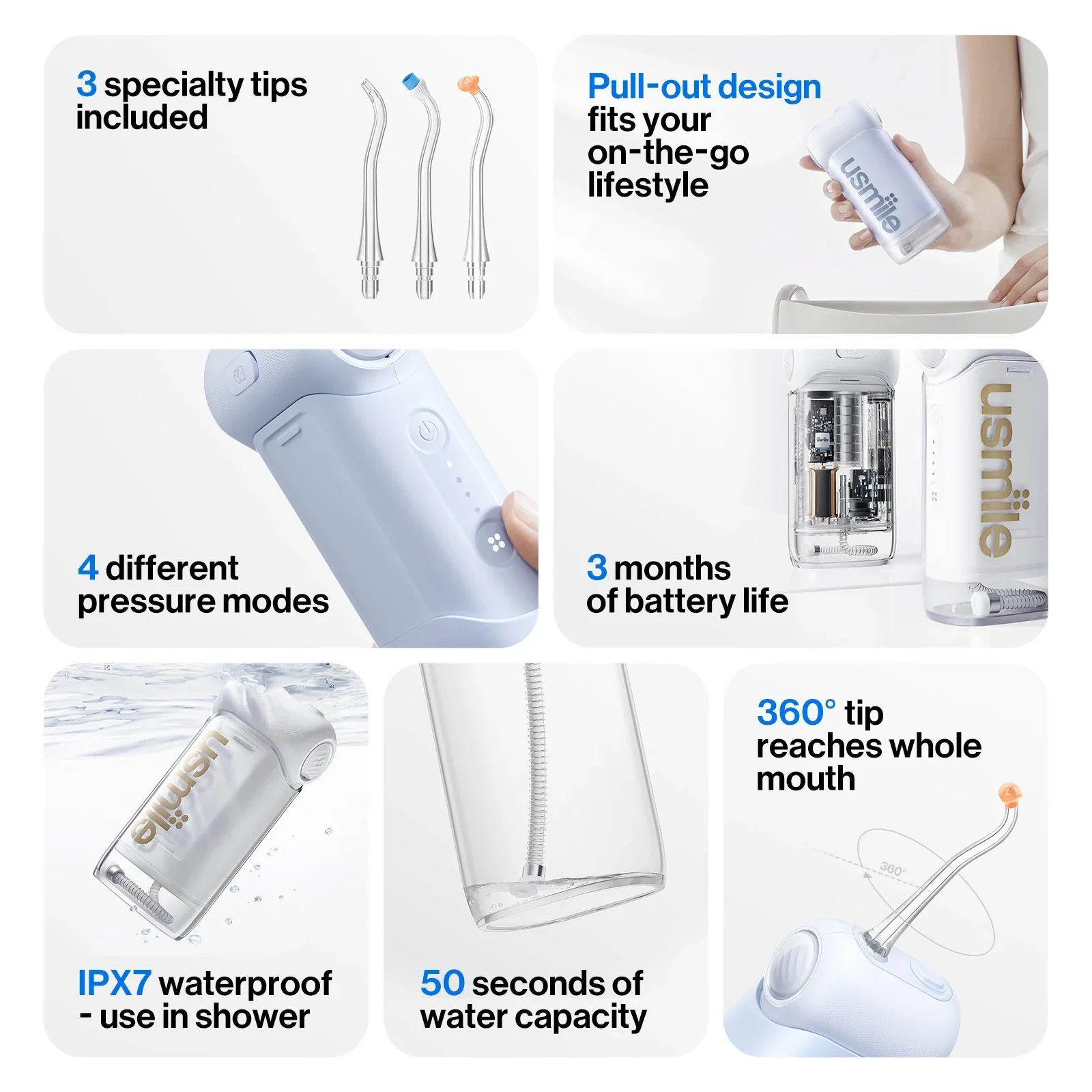 usmile C10 Portable Dental Flosser - Image 10