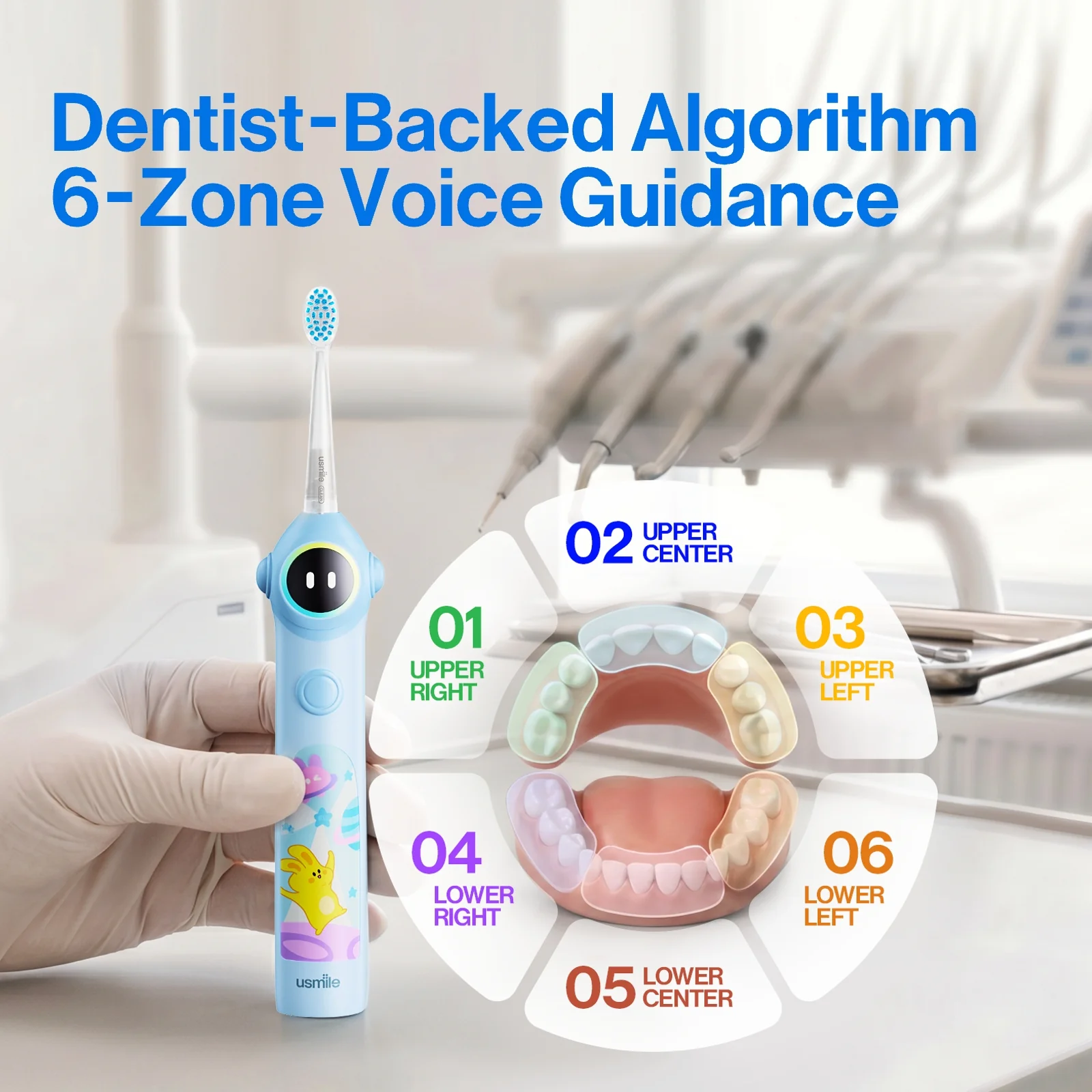 usmile Q30 Kids Electric Toothbrush - Image 7