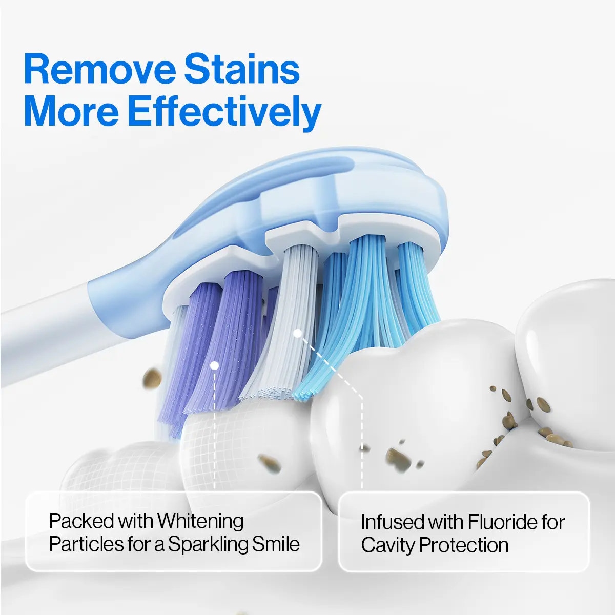 usmile sonicare toothbrush head with air cushion - for all usmile toothbrush - Image 4
