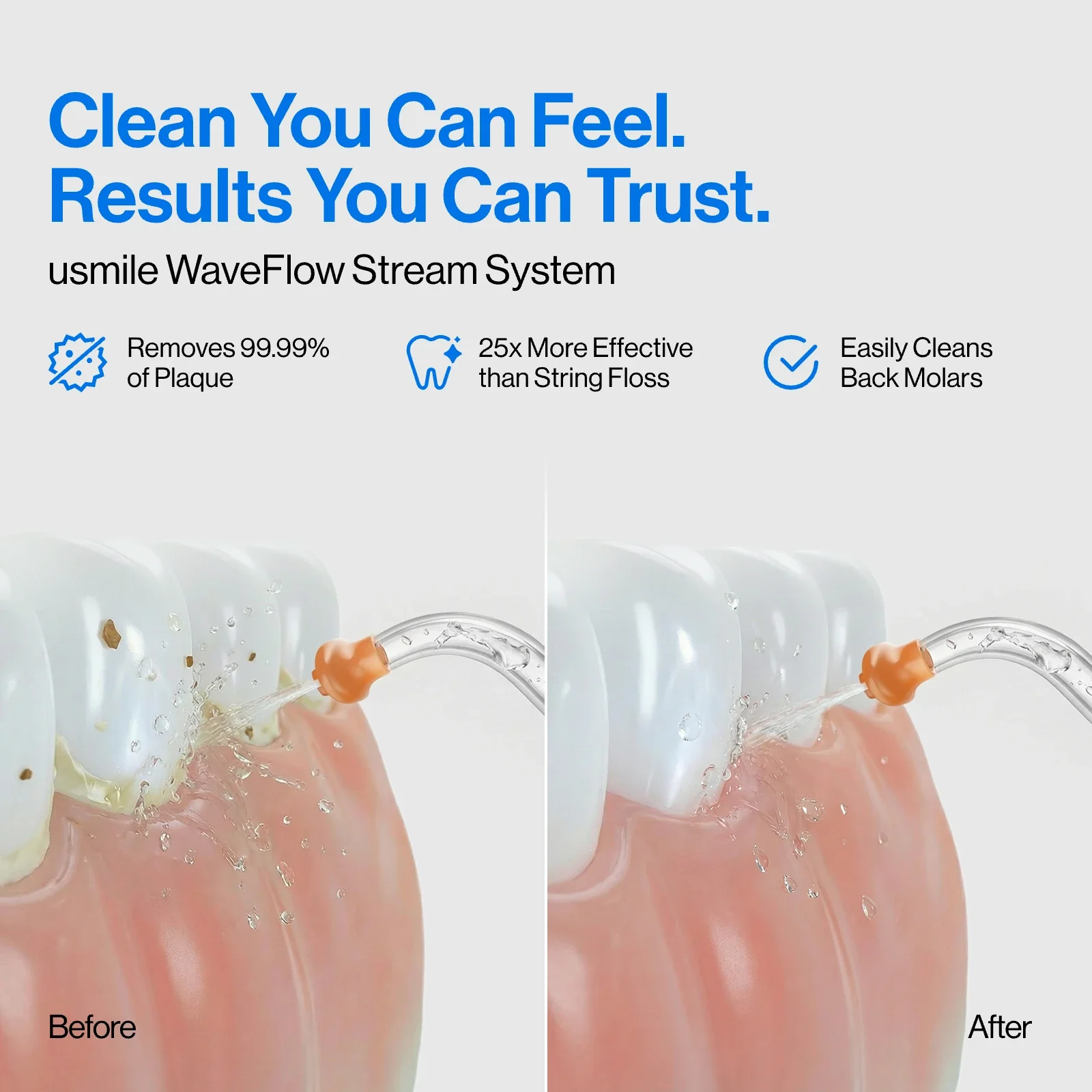 usmile C30 Water Flosser Toiletry Bag Pack - Image 3