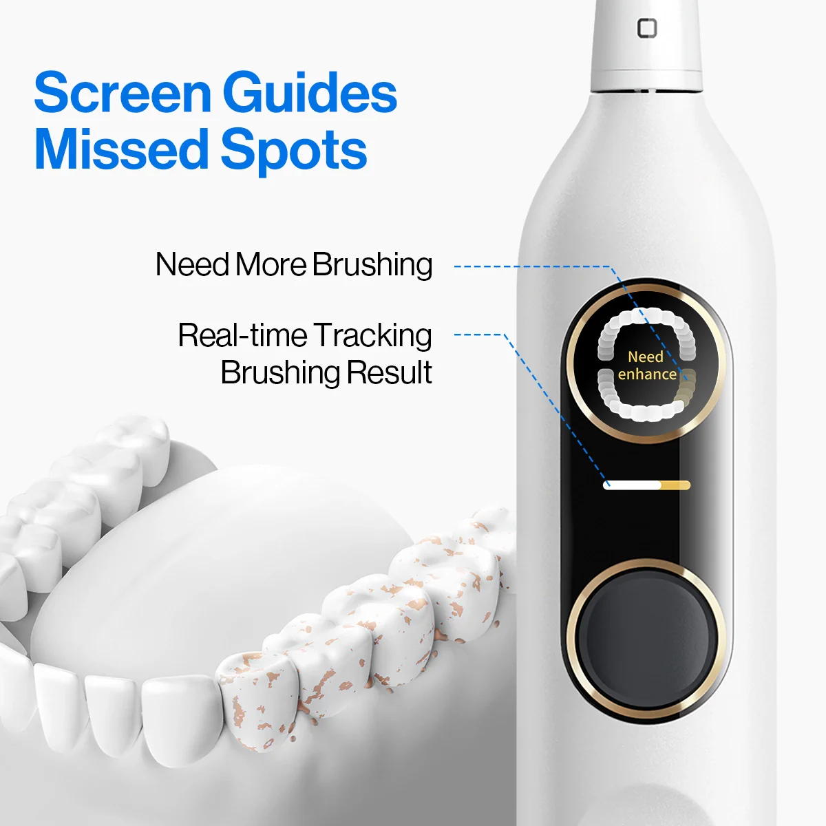 usmile Y10 PRO Electric Toothbrush with Missed Spots Guidance - Image 6