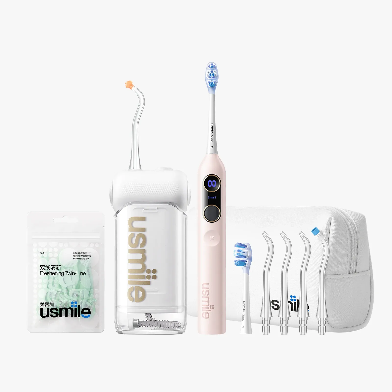 usmile Classic Travel Toiletry Bag—Y20 PRO AI Toothbrush x C10 Water Flosser - Image 13