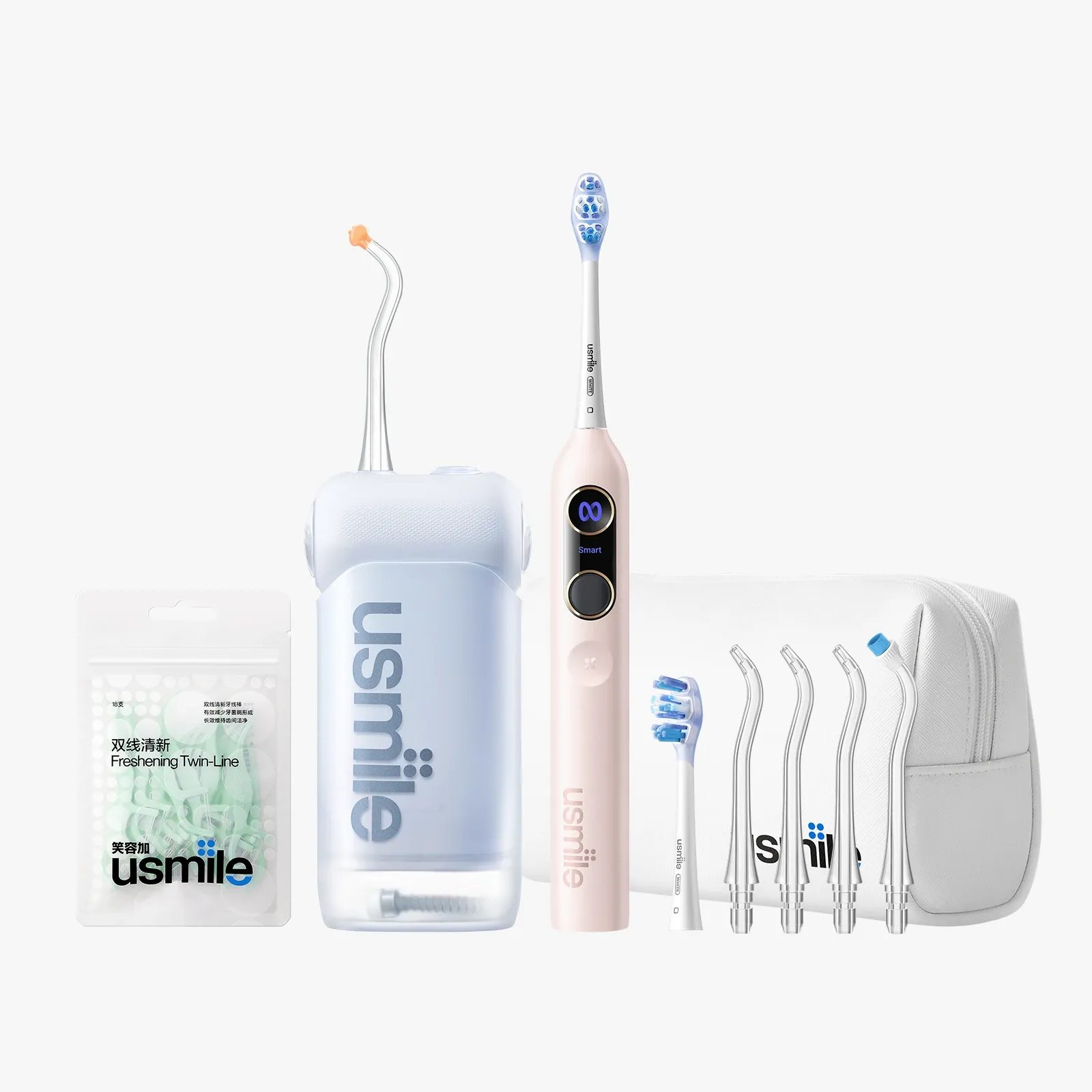 usmile Classic Travel Toiletry Bag—Y20 PRO AI Toothbrush x C10 Water Flosser - Image 7
